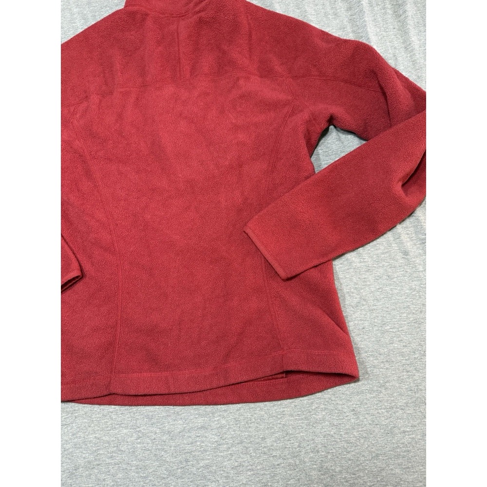 Patagonia Synchilla Jacket Womens Sz M Red 1/2 Zip Pullover Fleece - Picture 9 of 9